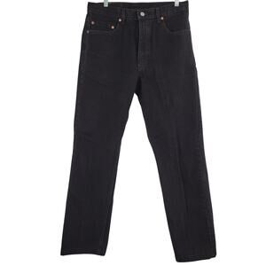 Vintage 505 Levi Strauss black size 34x32 see measurements